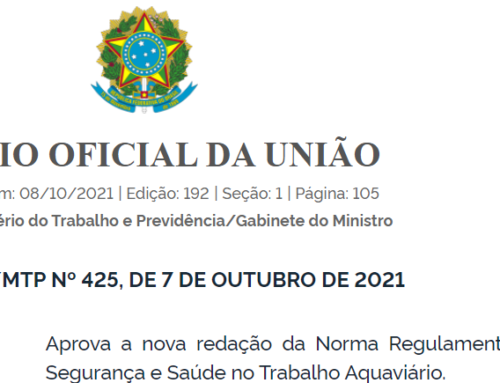 Alteração texto NR 30
